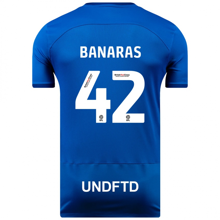 Niño Camiseta Layla Banaras #42 Azul 1ª Equipación 2023/24 La Camisa México