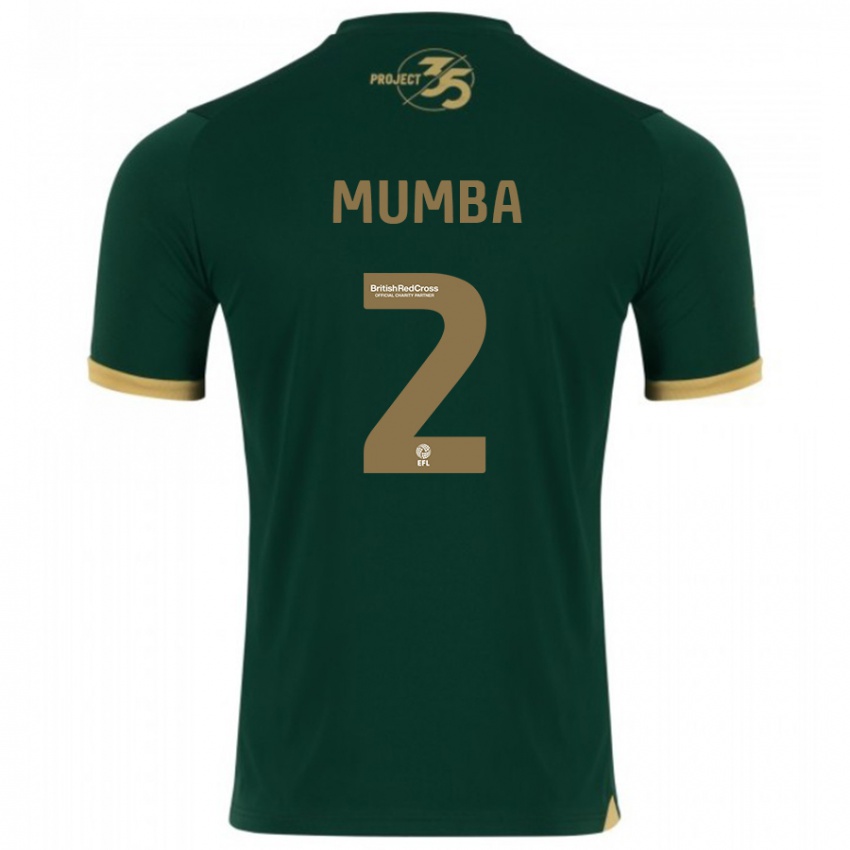 Niño Camiseta Bali Mumba #2 Verde 1ª Equipación 2023/24 La Camisa México