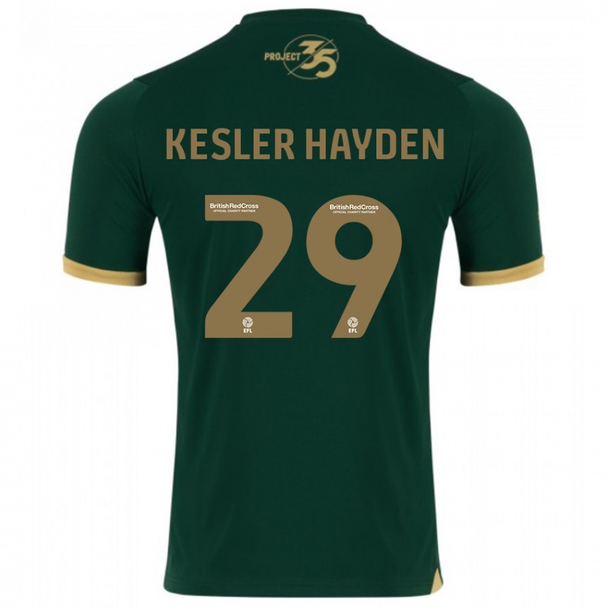 Niño Camiseta Kaine Kesler-Hayden #29 Verde 1ª Equipación 2023/24 La Camisa México