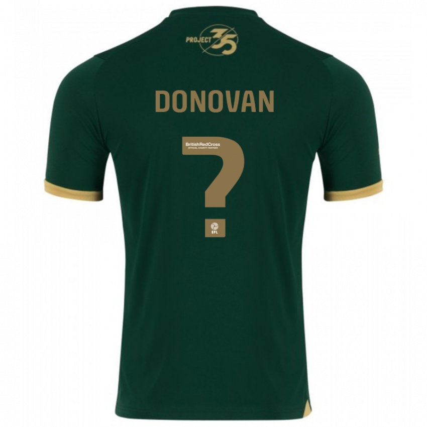 Niño Camiseta Henry Donovan #0 Verde 1ª Equipación 2023/24 La Camisa México