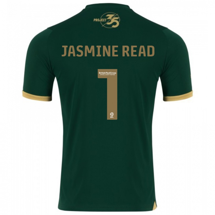 Niño Camiseta Jasmine Read #1 Verde 1ª Equipación 2023/24 La Camisa México