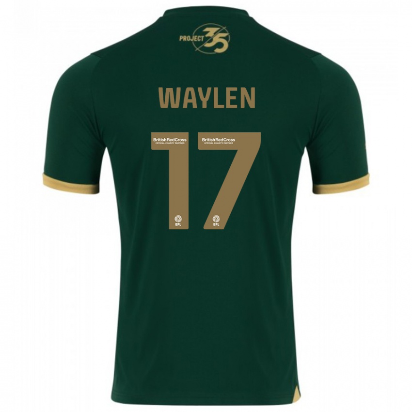 Niño Camiseta Libby Waylen #17 Verde 1ª Equipación 2023/24 La Camisa México