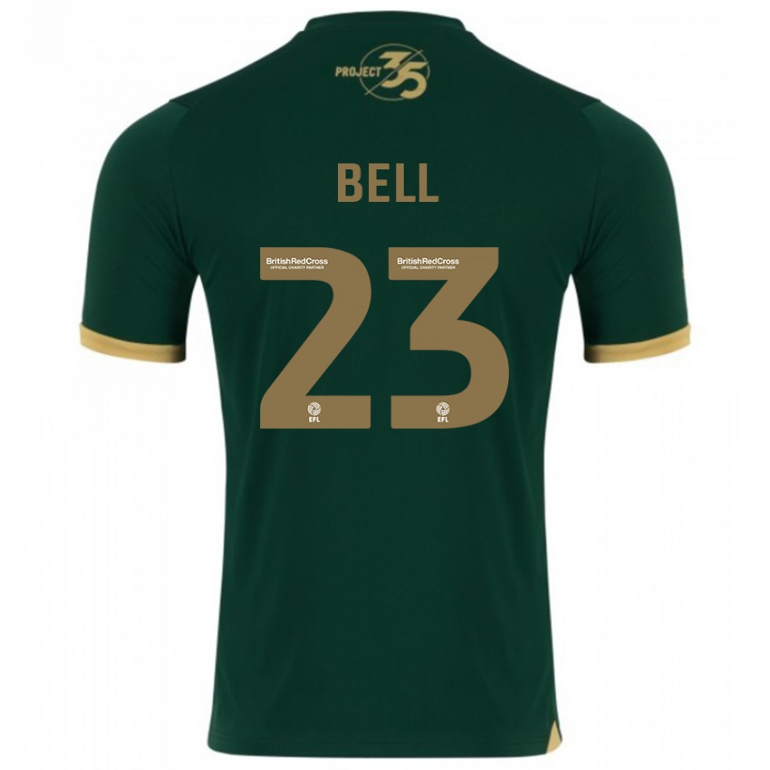Niño Camiseta Katelyn Bell #23 Verde 1ª Equipación 2023/24 La Camisa México