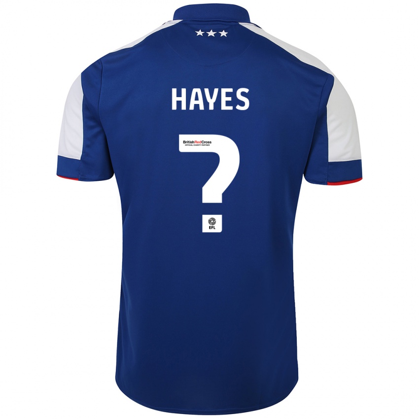 Niño Camiseta Nick Hayes #0 Azul 1ª Equipación 2023/24 La Camisa México