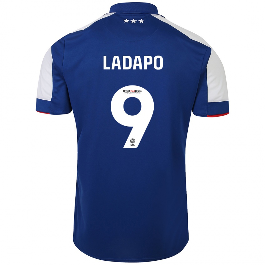 Niño Camiseta Freddie Ladapo #9 Azul 1ª Equipación 2023/24 La Camisa México