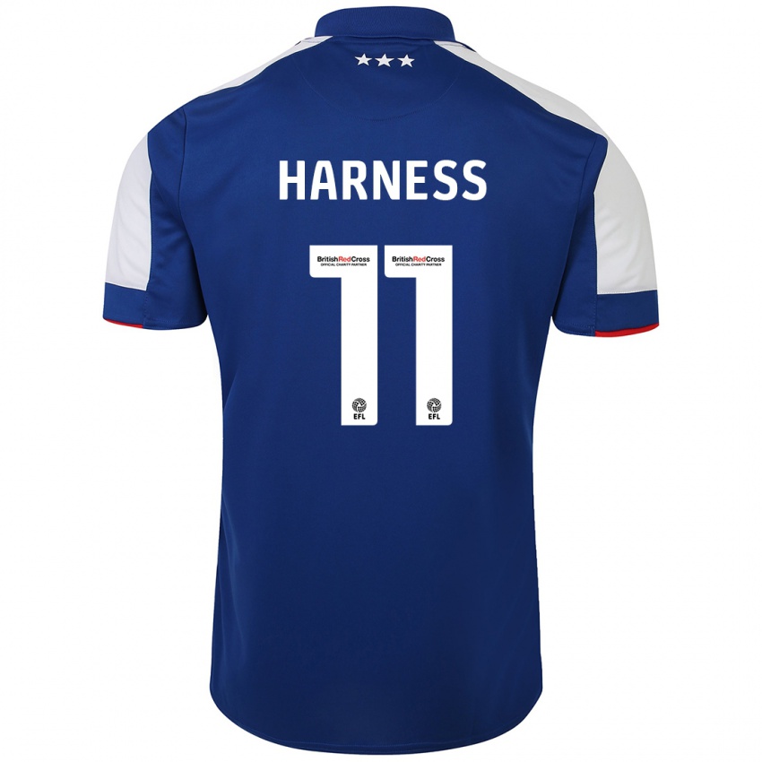 Niño Camiseta Marcus Harness #11 Azul 1ª Equipación 2023/24 La Camisa México