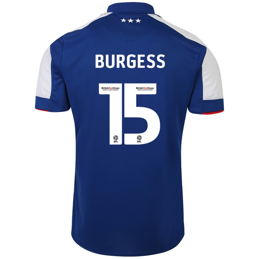 Niño Camiseta Cameron Burgess #15 Azul 1ª Equipación 2023/24 La Camisa México