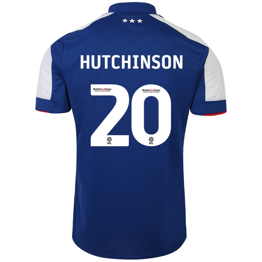 Niño Camiseta Omari Hutchinson #20 Azul 1ª Equipación 2023/24 La Camisa México