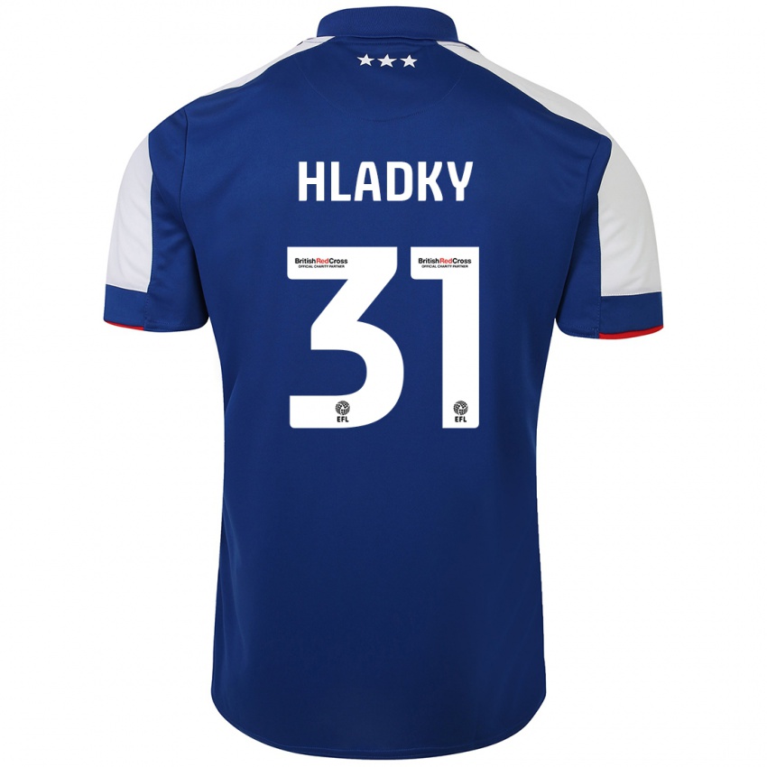 Niño Camiseta Vaclav Hladky #31 Azul 1ª Equipación 2023/24 La Camisa México