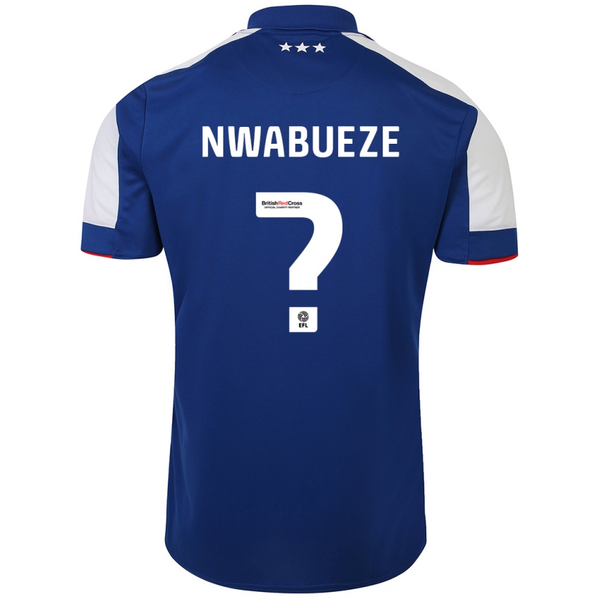 Niño Camiseta Jesse Nwabueze #0 Azul 1ª Equipación 2023/24 La Camisa México