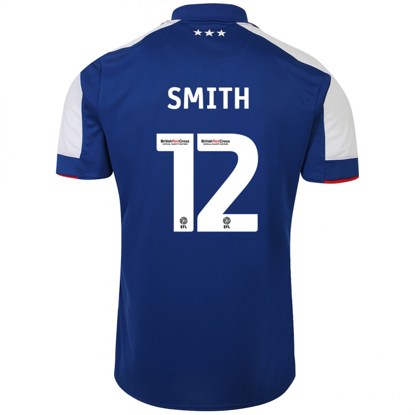 Niño Camiseta Olivia Smith #12 Azul 1ª Equipación 2023/24 La Camisa México