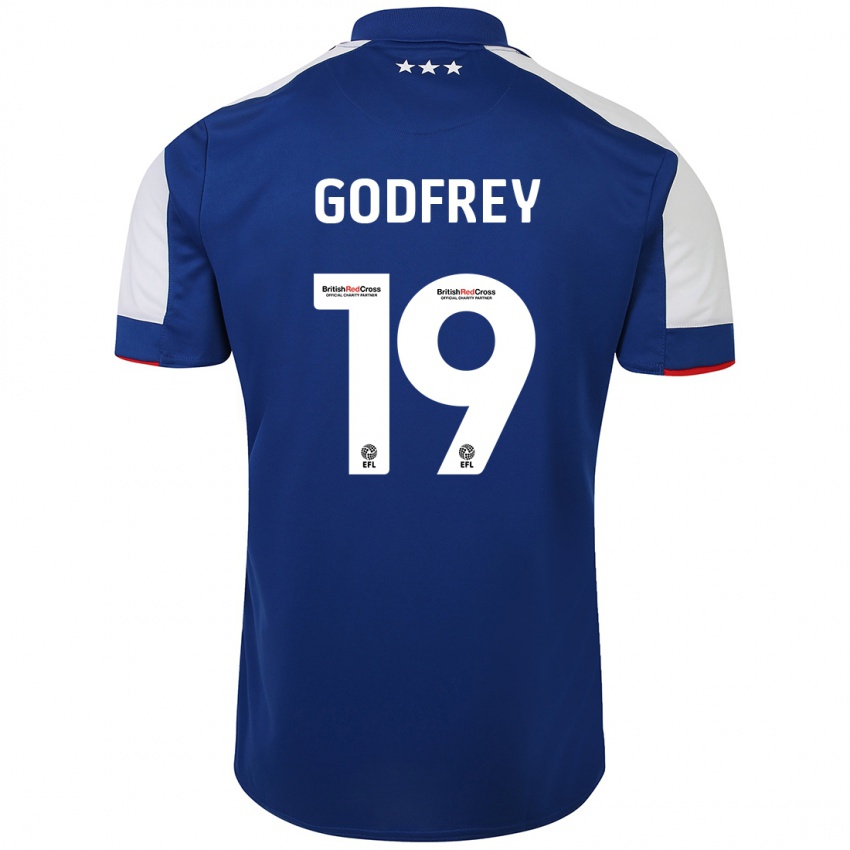 Niño Camiseta Freya Godfrey #19 Azul 1ª Equipación 2023/24 La Camisa México