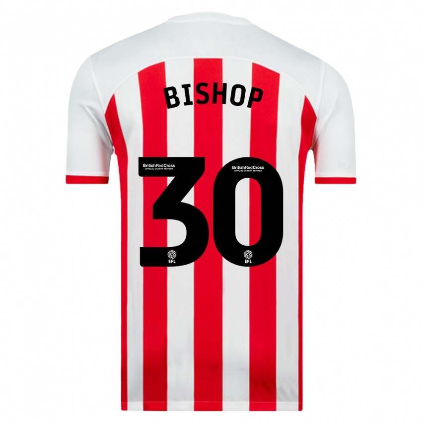 Niño Camiseta Nathan Bishop #30 Blanco 1ª Equipación 2023/24 La Camisa México