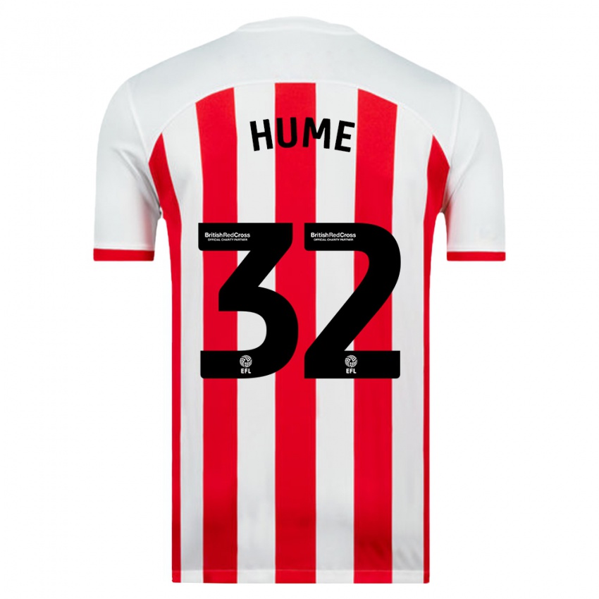 Niño Camiseta Trai Hume #32 Blanco 1ª Equipación 2023/24 La Camisa México