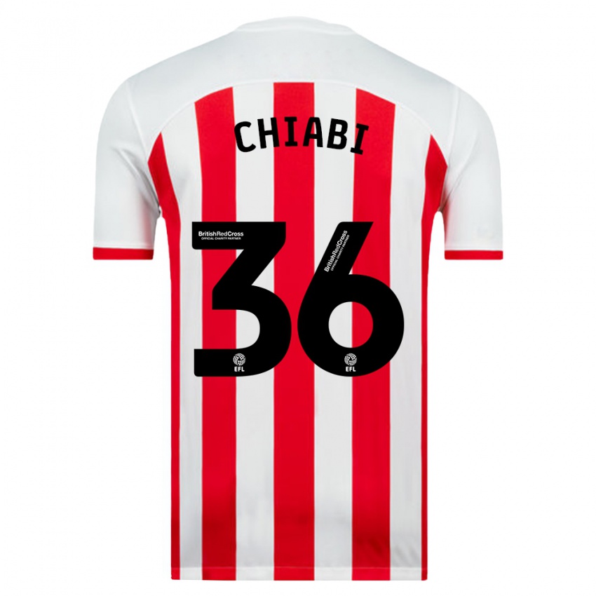 Niño Camiseta Tom Chiabi #36 Blanco 1ª Equipación 2023/24 La Camisa México