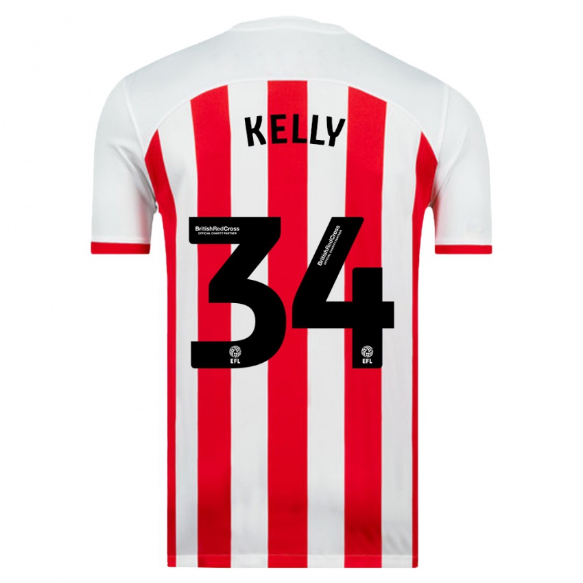 Niño Camiseta Caden Kelly #34 Blanco 1ª Equipación 2023/24 La Camisa México