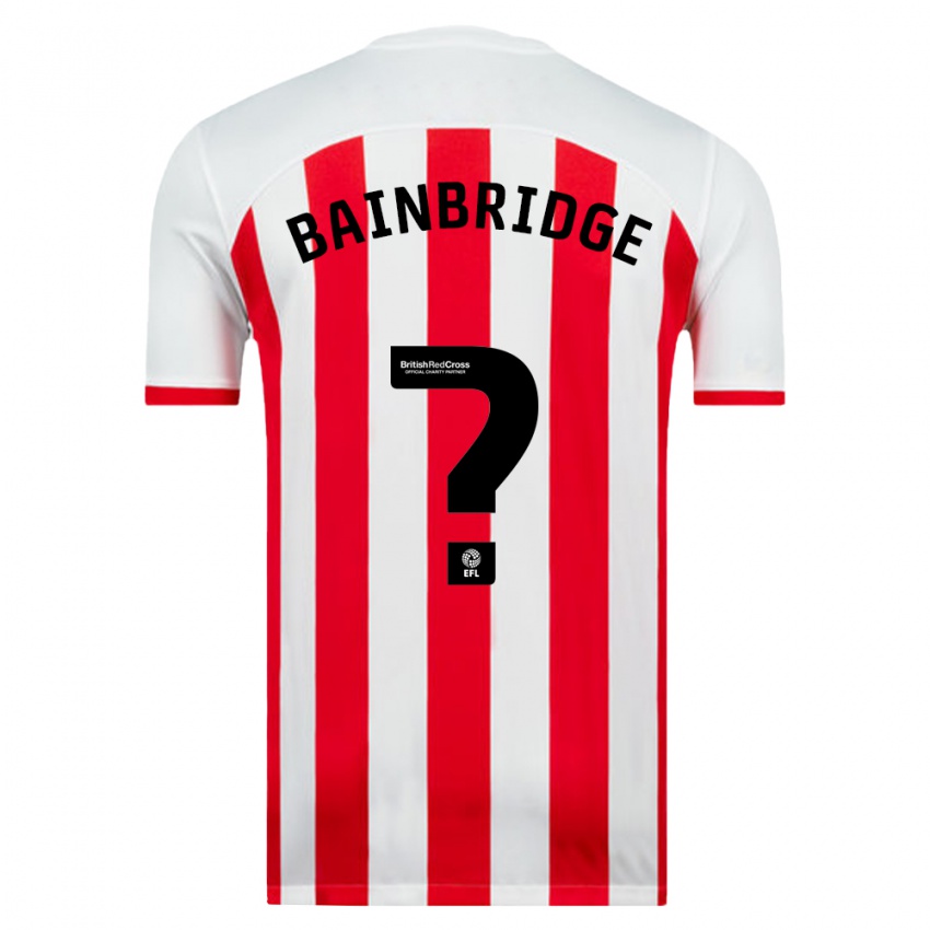 Niño Camiseta Oliver Bainbridge #0 Blanco 1ª Equipación 2023/24 La Camisa México