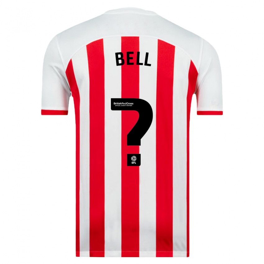 Niño Camiseta Luke Bell #0 Blanco 1ª Equipación 2023/24 La Camisa México