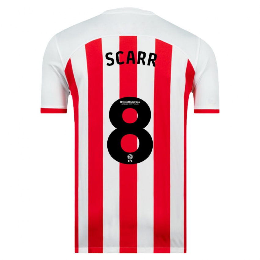 Niño Camiseta Emily Scarr #8 Blanco 1ª Equipación 2023/24 La Camisa México