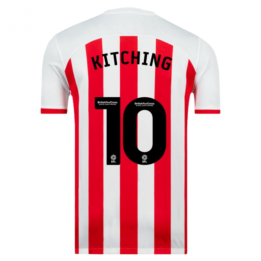 Niño Camiseta Katie Kitching #10 Blanco 1ª Equipación 2023/24 La Camisa México