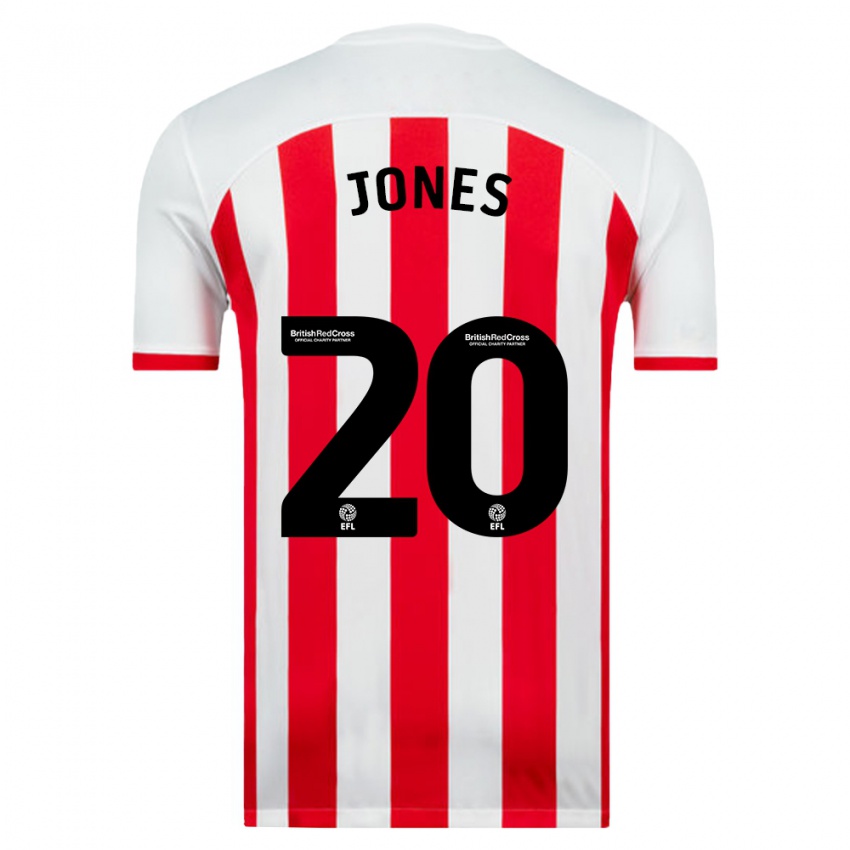 Niño Camiseta Ellen Jones #20 Blanco 1ª Equipación 2023/24 La Camisa México