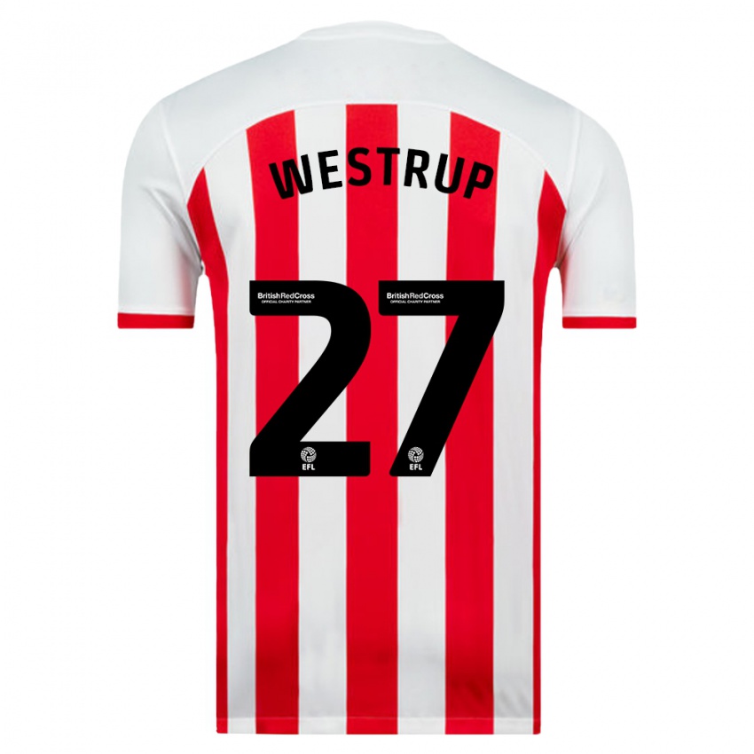 Niño Camiseta Brianna Westrup #27 Blanco 1ª Equipación 2023/24 La Camisa México