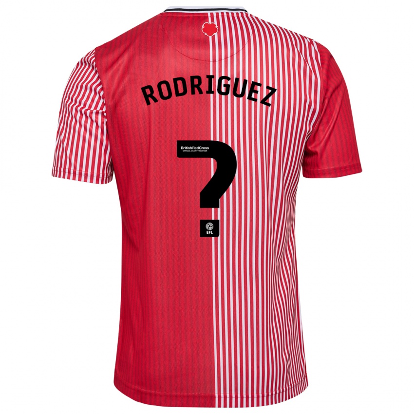 Niño Camiseta Alejandro Gomes Rodriguez #0 Rojo 1ª Equipación 2023/24 La Camisa México