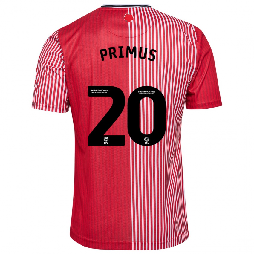 Niño Camiseta Atlanta Primus #20 Rojo 1ª Equipación 2023/24 La Camisa México