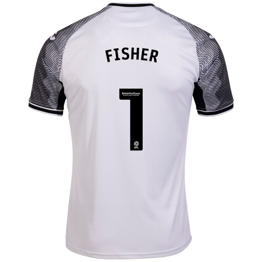 Niño Camiseta Andy Fisher #1 Blanco 1ª Equipación 2023/24 La Camisa México