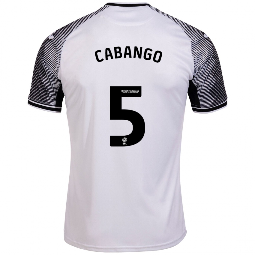 Niño Camiseta Ben Cabango #5 Blanco 1ª Equipación 2023/24 La Camisa México