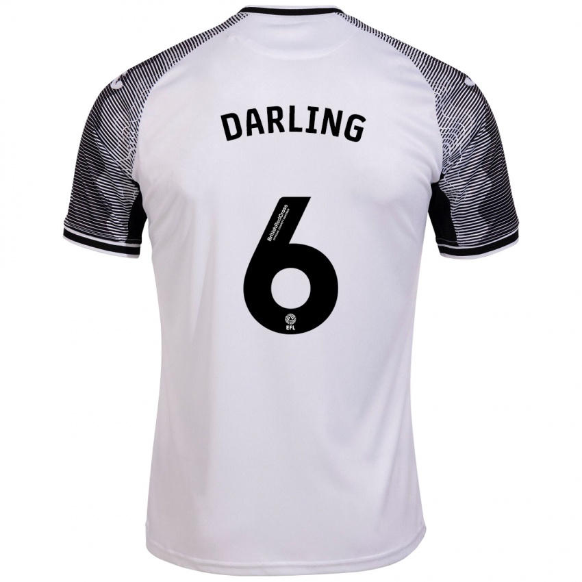 Niño Camiseta Harry Darling #6 Blanco 1ª Equipación 2023/24 La Camisa México