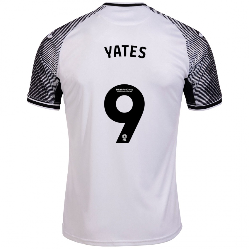 Niño Camiseta Jerry Yates #9 Blanco 1ª Equipación 2023/24 La Camisa México