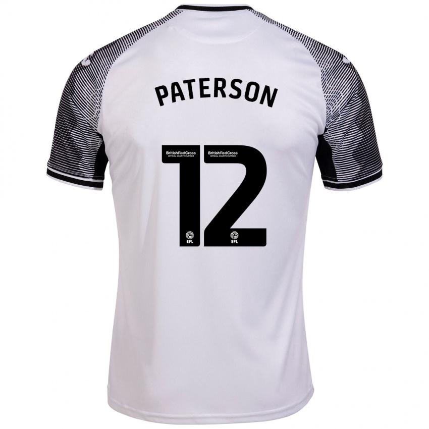 Niño Camiseta Jamie Paterson #12 Blanco 1ª Equipación 2023/24 La Camisa México