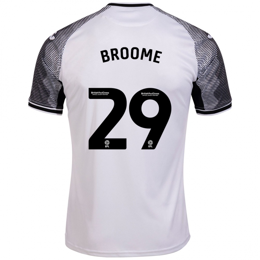 Niño Camiseta Nathan Broome #29 Blanco 1ª Equipación 2023/24 La Camisa México