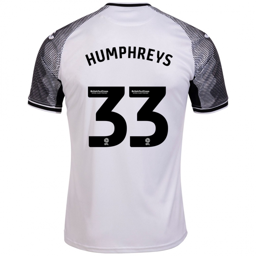 Niño Camiseta Bashir Humphreys #33 Blanco 1ª Equipación 2023/24 La Camisa México