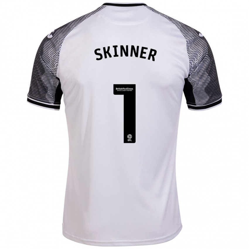 Niño Camiseta Claire Skinner #1 Blanco 1ª Equipación 2023/24 La Camisa México