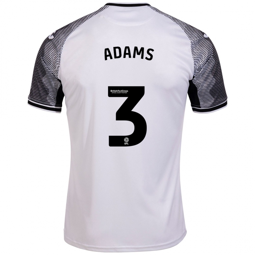 Niño Camiseta Sarah Adams #3 Blanco 1ª Equipación 2023/24 La Camisa México