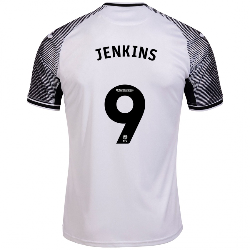 Niño Camiseta Nieve Jenkins #9 Blanco 1ª Equipación 2023/24 La Camisa México