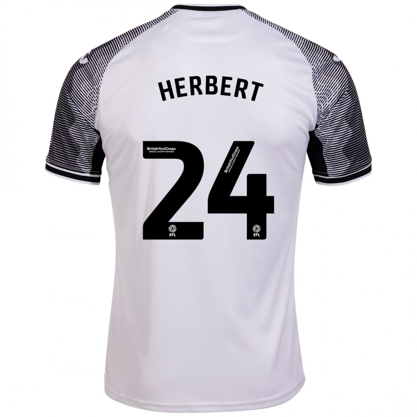 Niño Camiseta Chelsea Herbert #24 Blanco 1ª Equipación 2023/24 La Camisa México