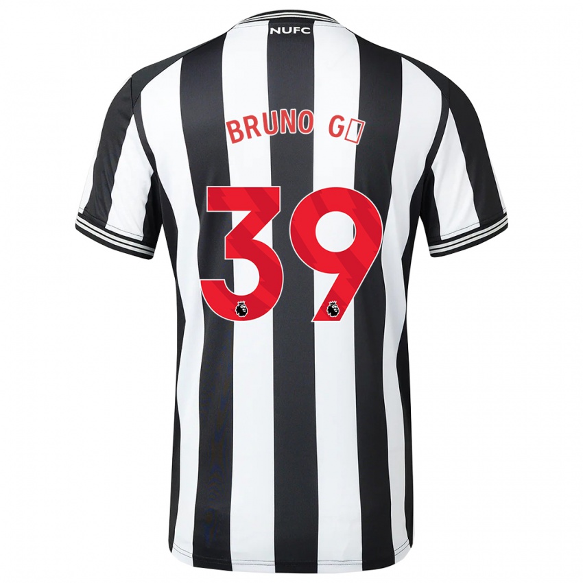 Niño Camiseta Bruno Guimaraes #39 Blanco Negro 1ª Equipación 2023/24 La Camisa México
