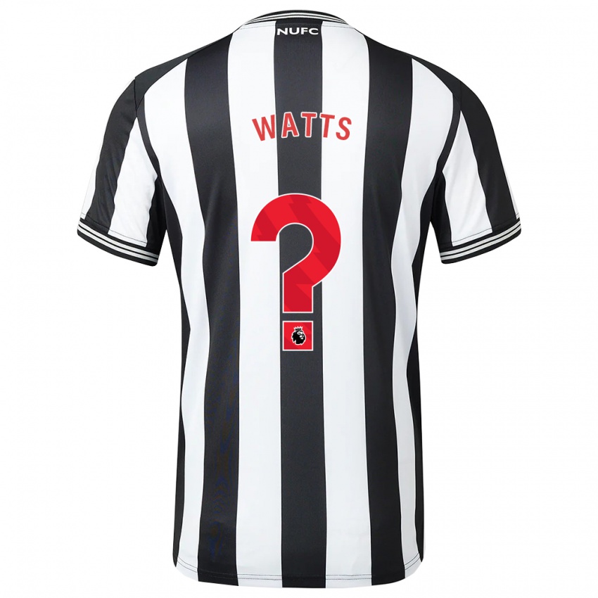 Niño Camiseta Logan Watts #0 Blanco Negro 1ª Equipación 2023/24 La Camisa México