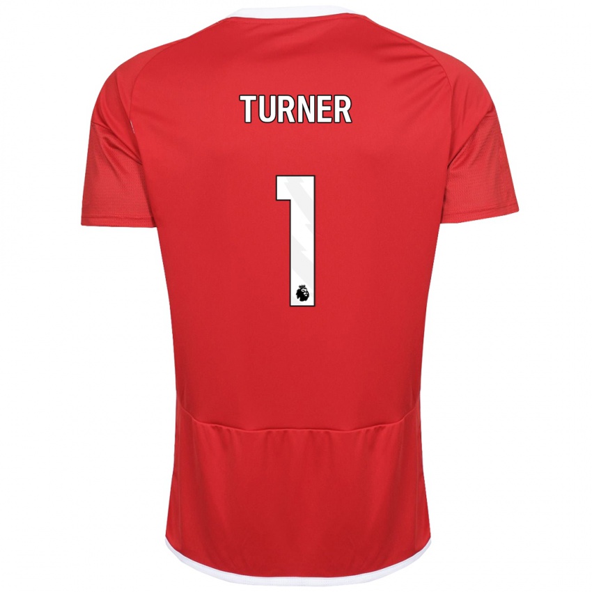 Niño Camiseta Matt Turner #1 Rojo 1ª Equipación 2023/24 La Camisa México