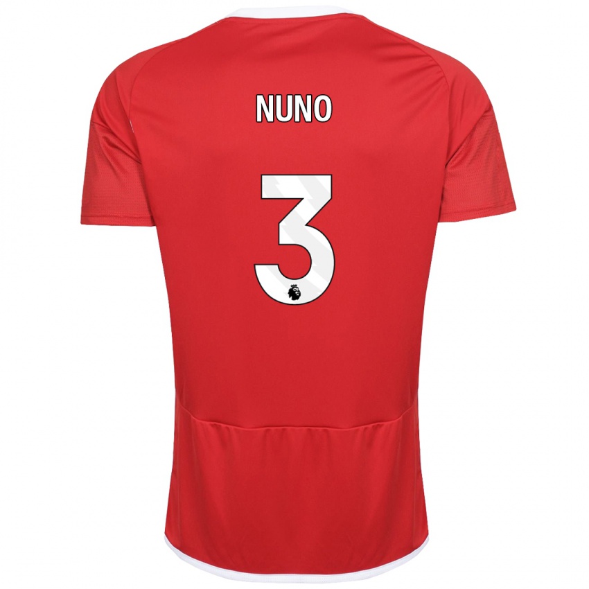Niño Camiseta Nuno Tavares #3 Rojo 1ª Equipación 2023/24 La Camisa México