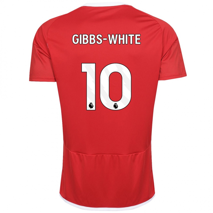 Niño Camiseta Morgan Gibbs-White #10 Rojo 1ª Equipación 2023/24 La Camisa México