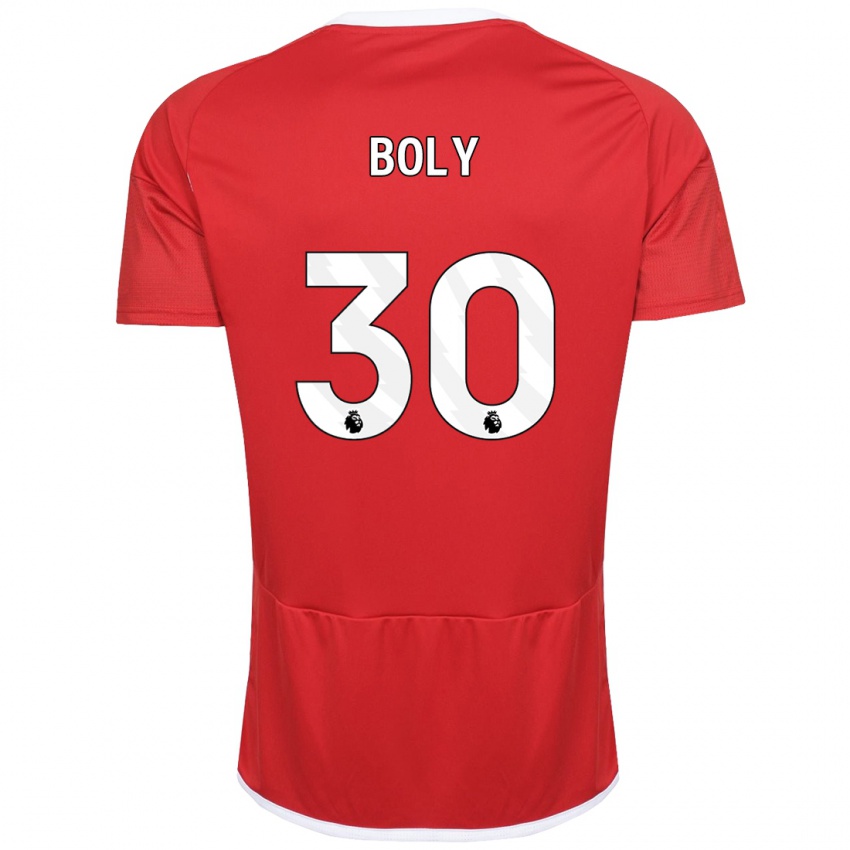 Niño Camiseta Willy Boly #30 Rojo 1ª Equipación 2023/24 La Camisa México