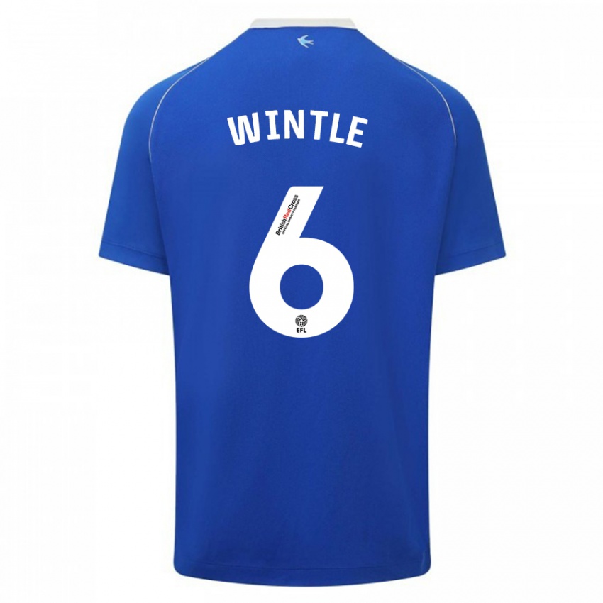 Niño Camiseta Ryan Wintle #6 Azul 1ª Equipación 2023/24 La Camisa México