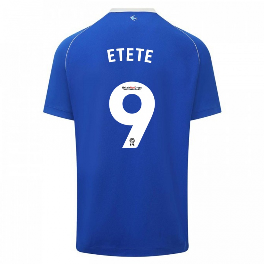 Niño Camiseta Kion Etete #9 Azul 1ª Equipación 2023/24 La Camisa México