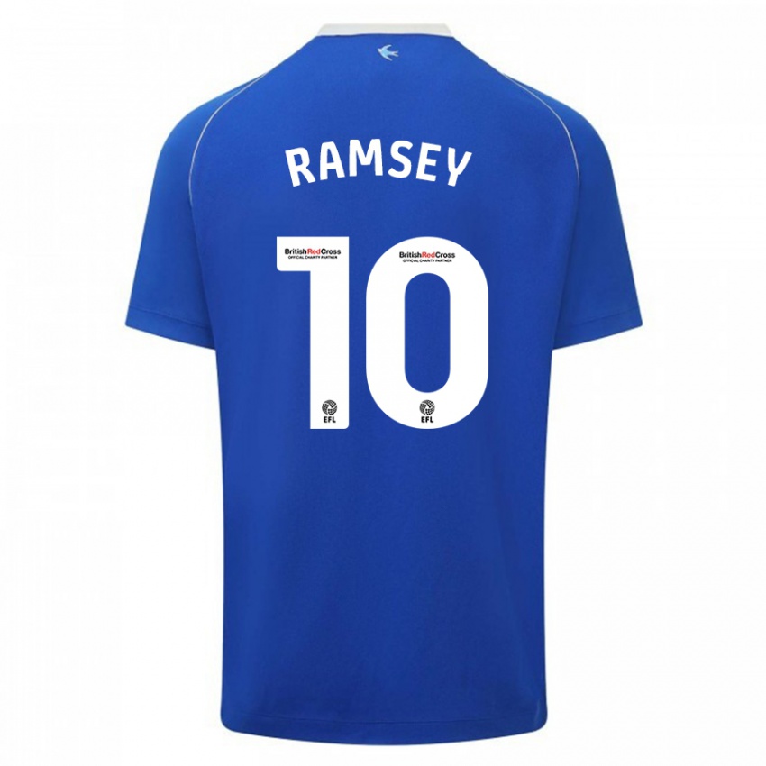 Niño Camiseta Aaron Ramsey #10 Azul 1ª Equipación 2023/24 La Camisa México