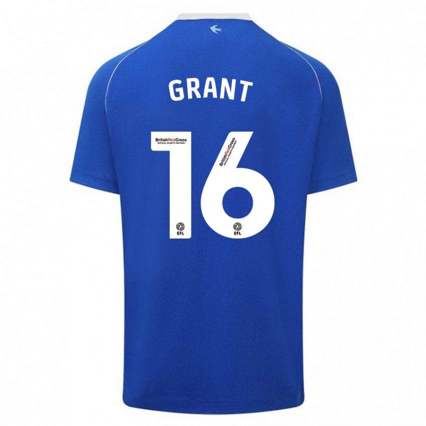 Niño Camiseta Karlan Grant #16 Azul 1ª Equipación 2023/24 La Camisa México