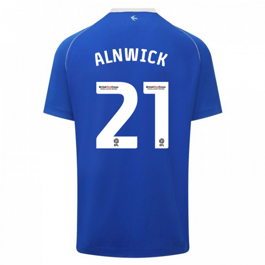 Niño Camiseta Jak Alnwick #21 Azul 1ª Equipación 2023/24 La Camisa México